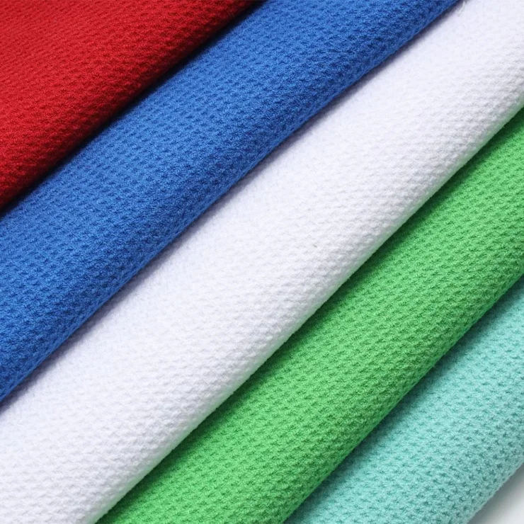 Microfiber Sports Waffle Fabric In Roll