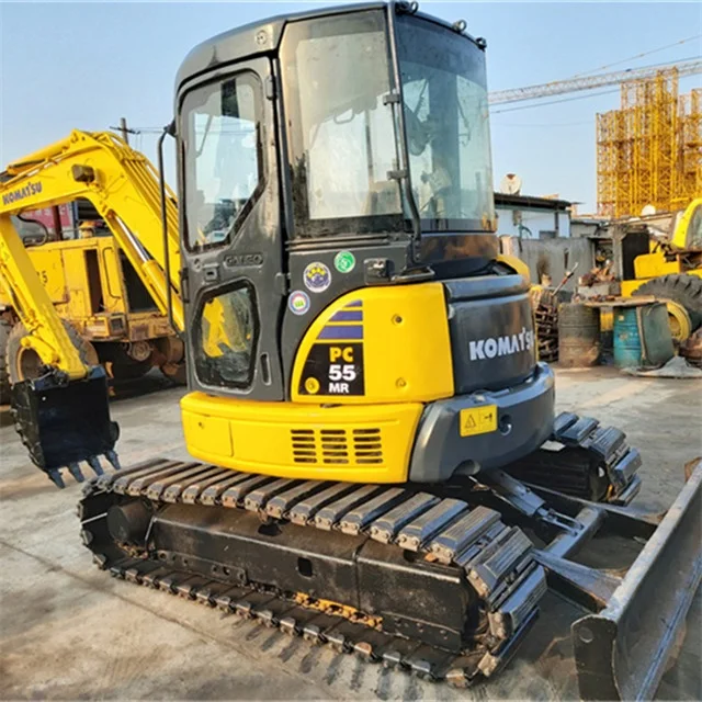 Хорошая цена японский оригинальный экскаватор komatsu pc55 pc55mr 1 тонна 2 тонны 3 4 5 6 тонн бывший в употреблении