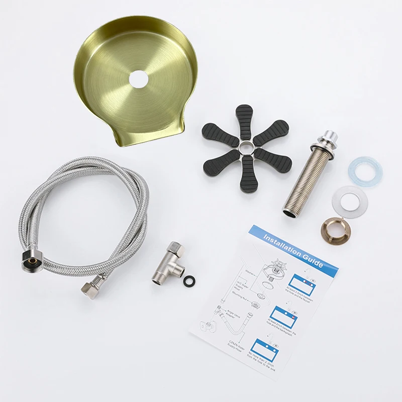 Original Factaory Luxury Gold glass washer 304 stainless steel Automatic Bottle cleaner Bar Accessories sink cup cleaner