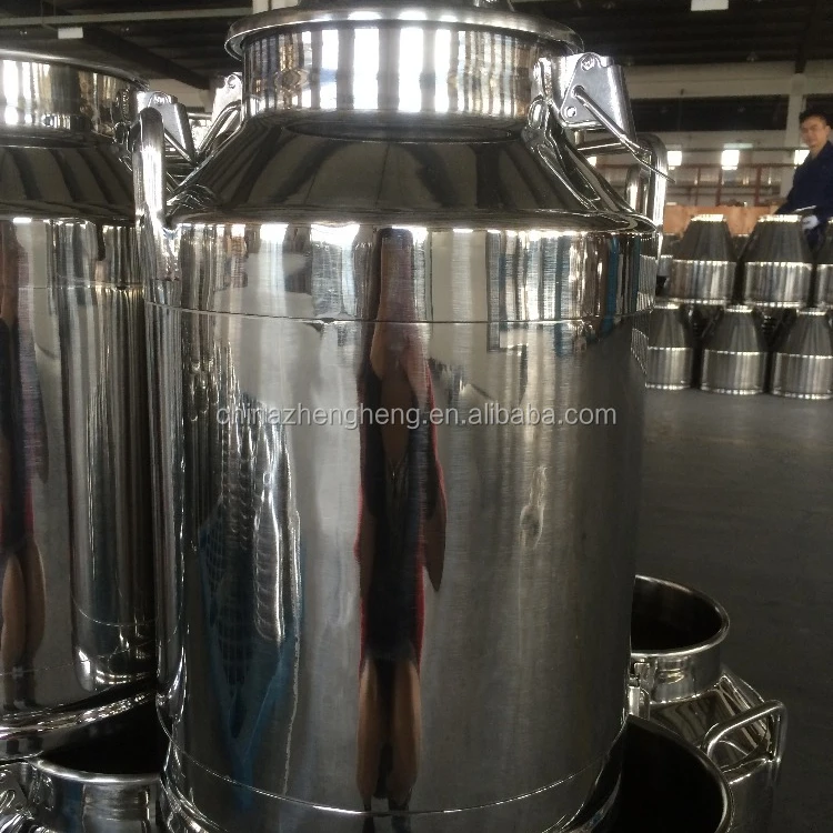 Stainless steel milk can