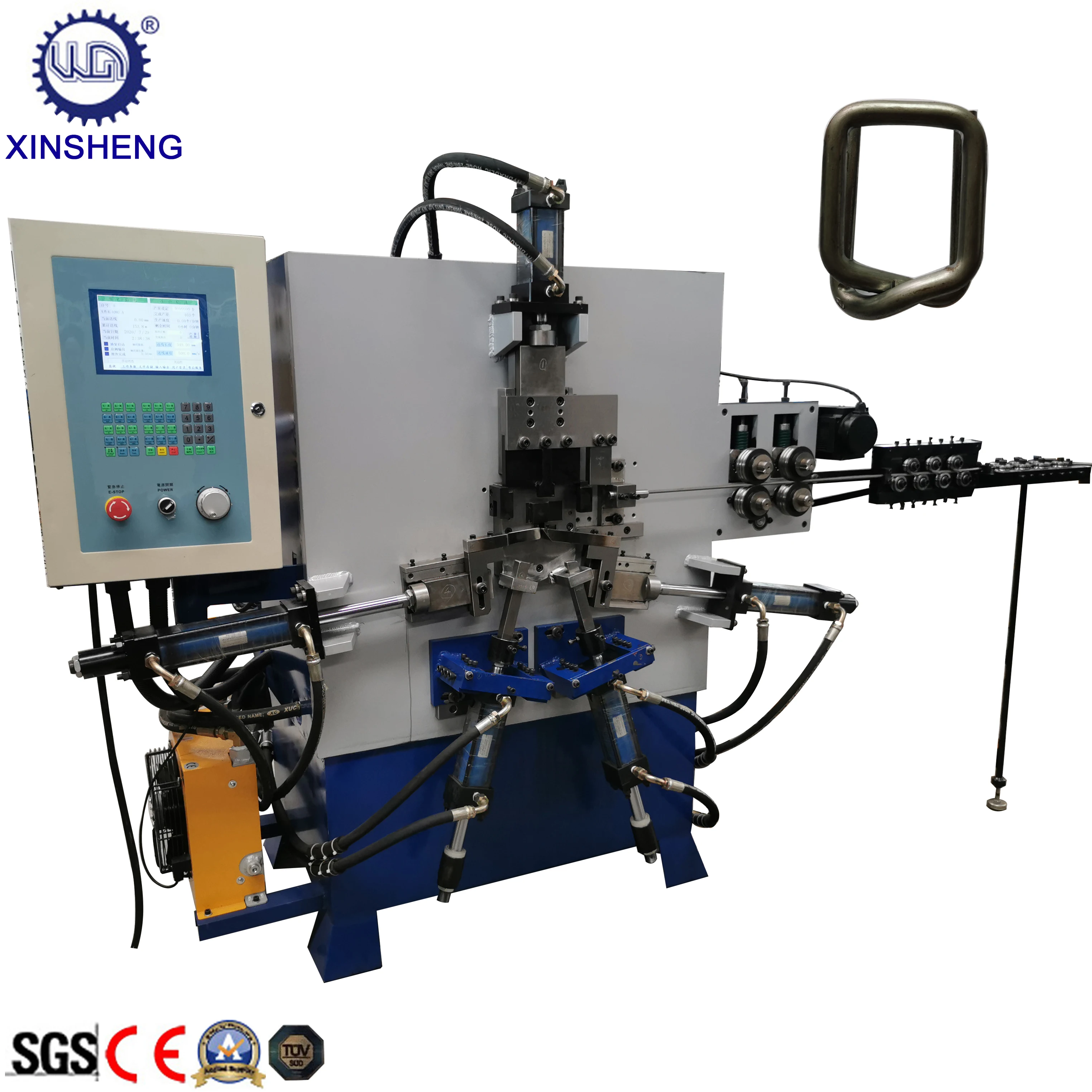 Automatic Metal Wire Strapping packaging Buckle Making Machine