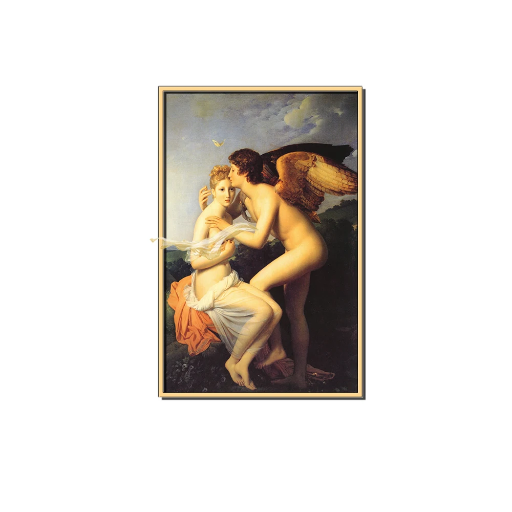 Oil painting nude male and female human body color painting home decoration