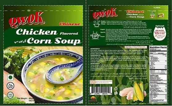 Qwok крем из кукурузной чашки суп