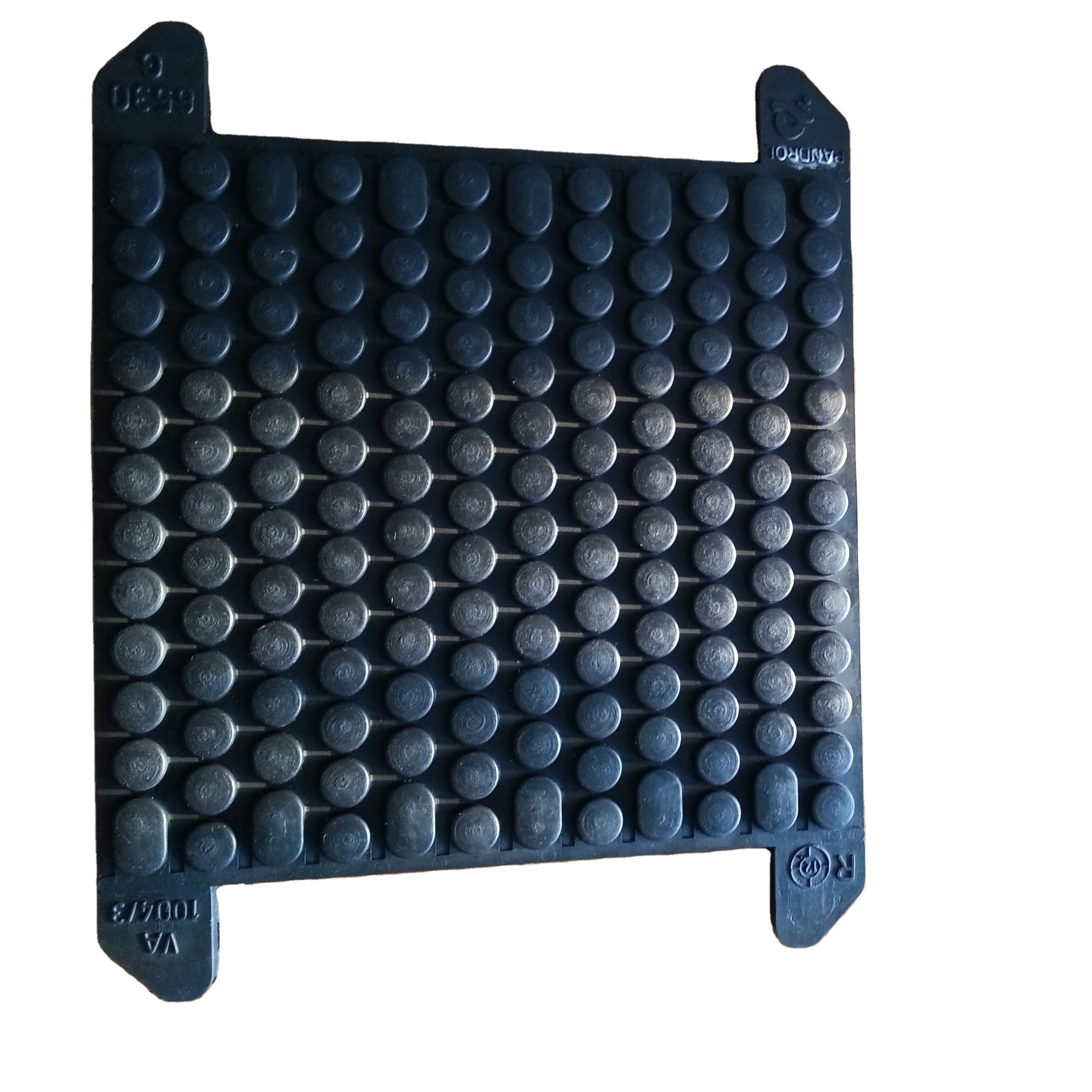 Rubber Pads for Railway Railway Crossing Rubber Pad Grooved Rubber Rail Pad