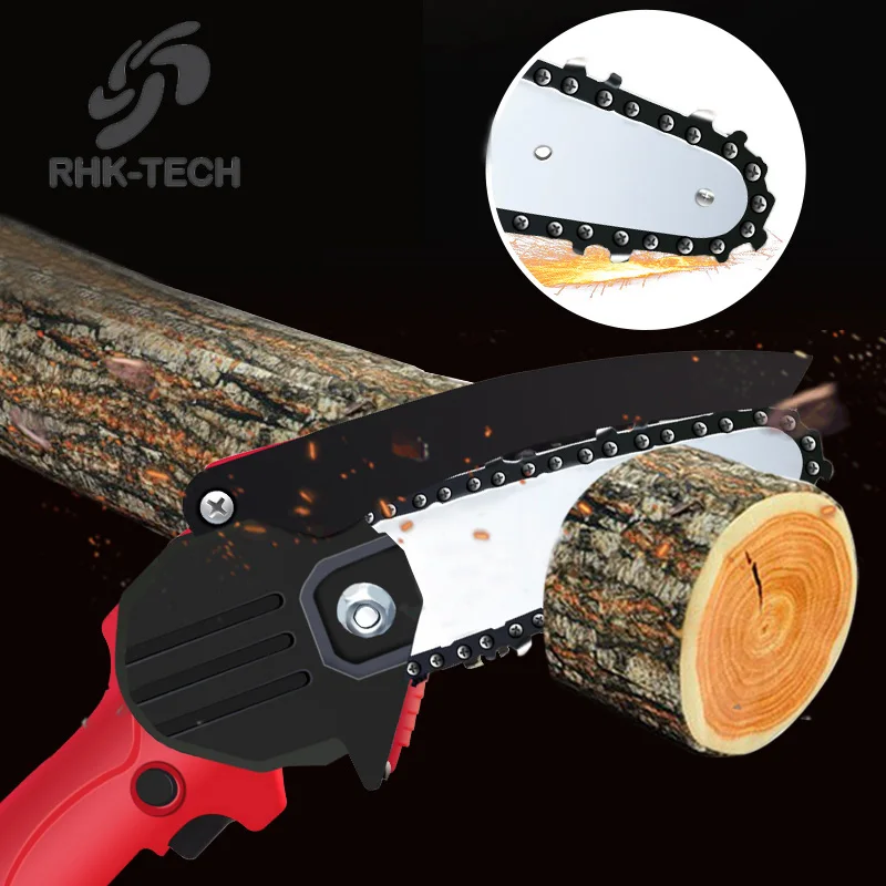 RHK Chain saw Professional Cutting Machine Attachment Electric Mini Chainsaw Portable Electric Chainsaw