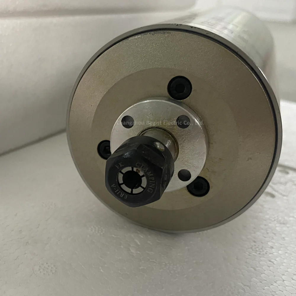 1.5KW Water Cooled Spindle Motor ER11 For CNC Engraving Machine With 4 Bearings For Engraving