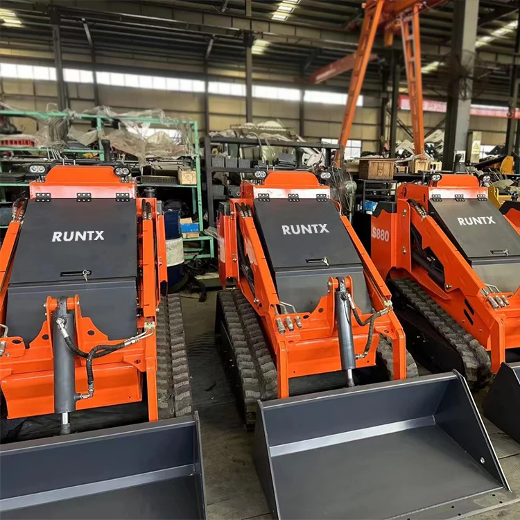Free FOB Factory cost 660lbs 880lbs diesel engine skid steer loader mini skid steer small Yanmar engine