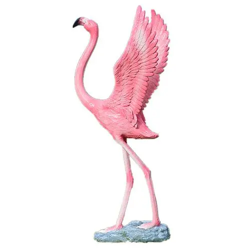 Garden Decoration Bespoken Design Exhibition Resin Flying Flamingo