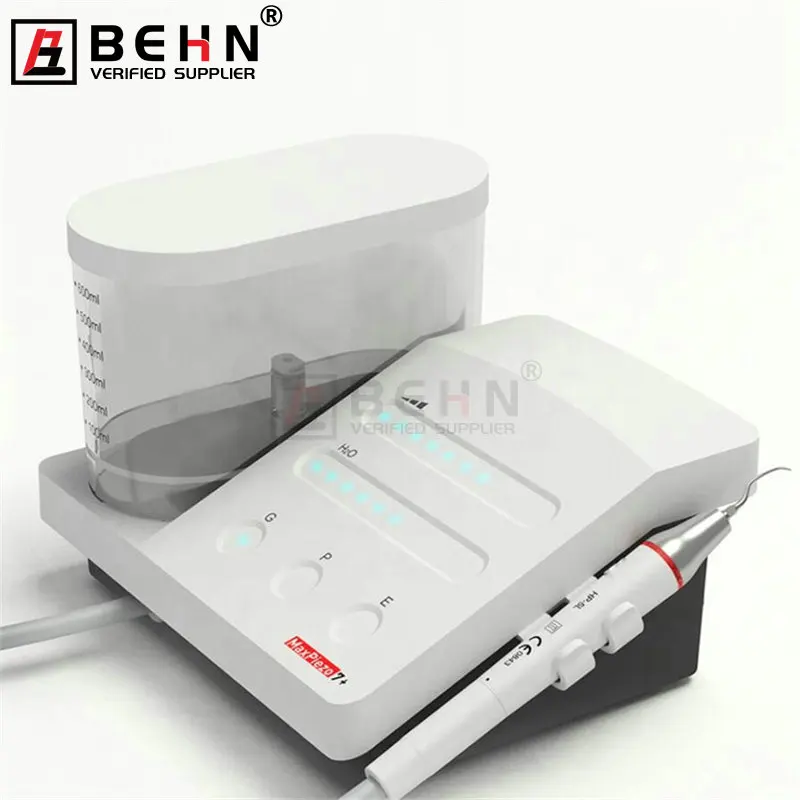 Portable Dental Ultrasonic Scaler/Maxpiezo 7 Ultrasonic Piezo Scaler Woodpecker EMS With Water Bottle For Perio Endo Scaling TIP