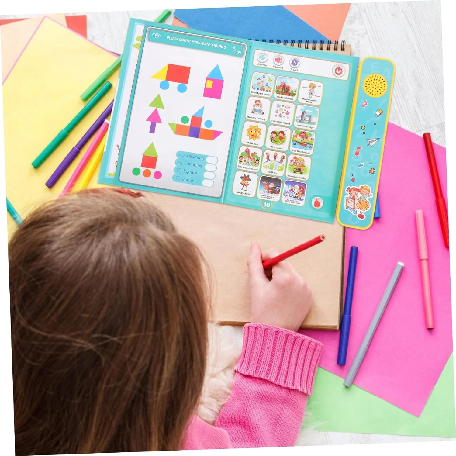 Point English Book for Educational Electric Book in English Electronic Alphabet Toy English Language Sound Book