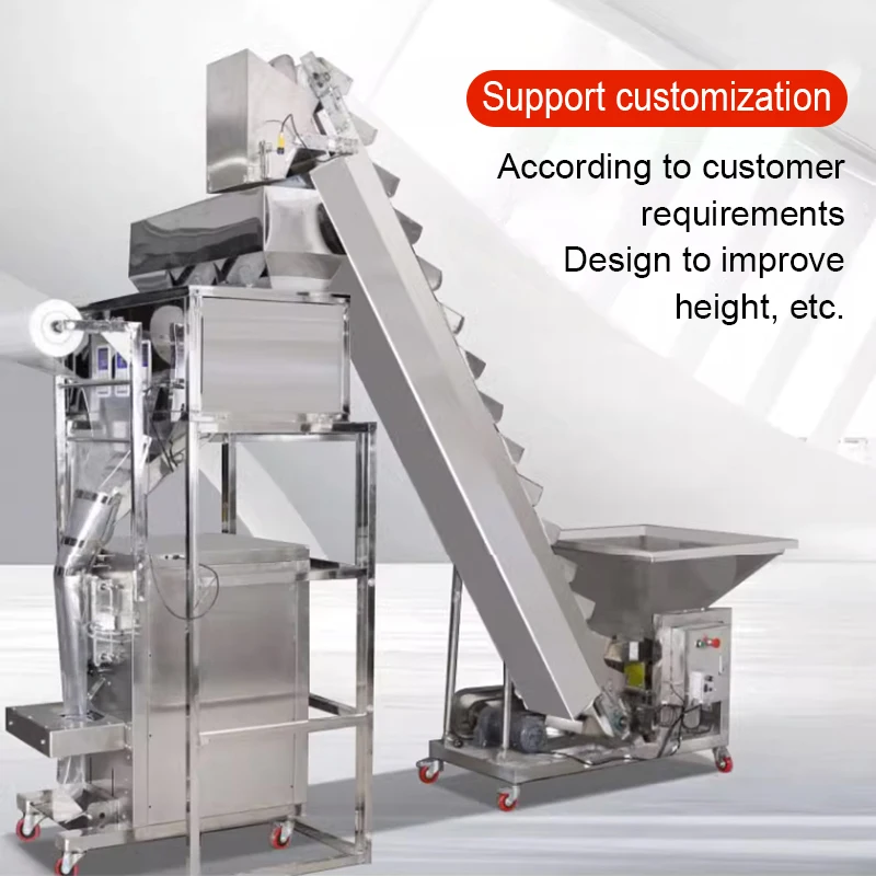 Fully Automatic Customizable Food Conveying Equipment Feeder Rice Seed Nut Grain Hardware Bean Lifting Belt Elevator Conveyor
