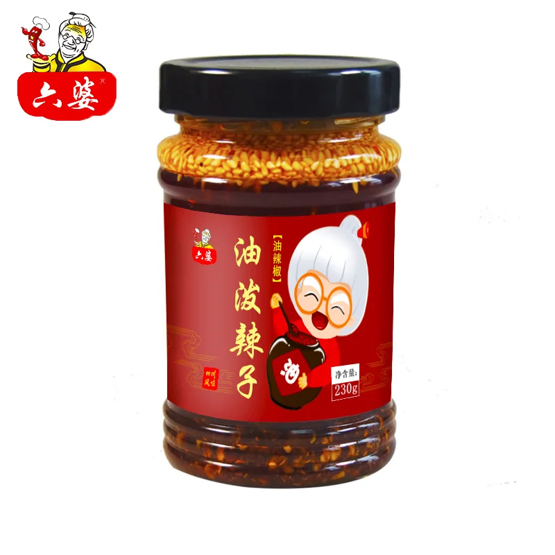 230g Liupo Sichuan Special Hot Spicy Vegetable Oil Chilli Sauce