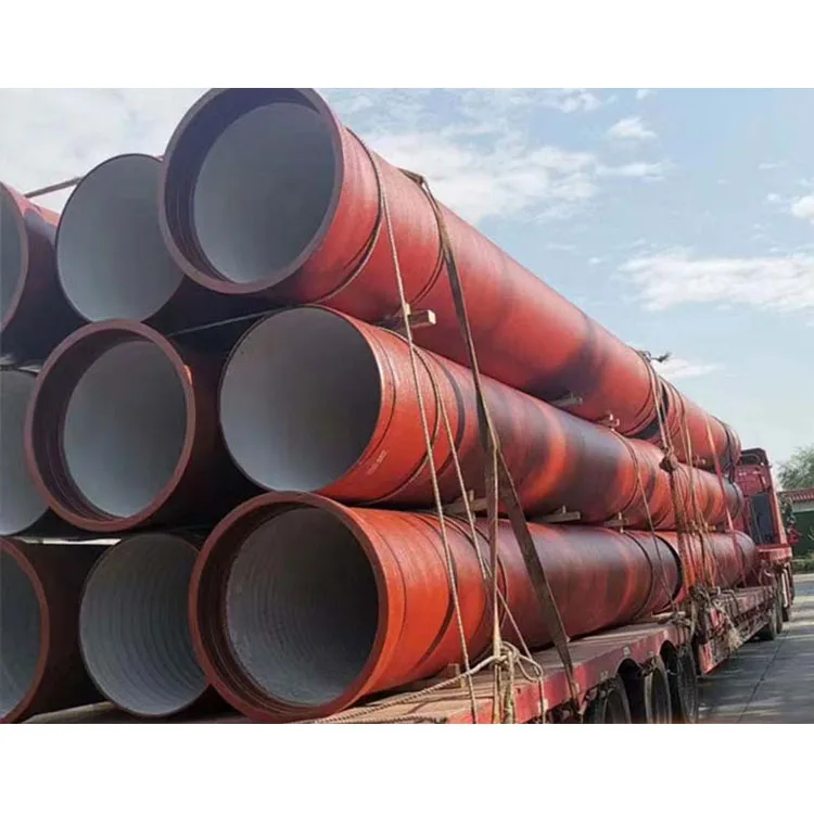 ISO 2531 EN545 EN598 Class K9 Zinc Coating 6 Meter Ductile Iron Pipes For Drinkable Water