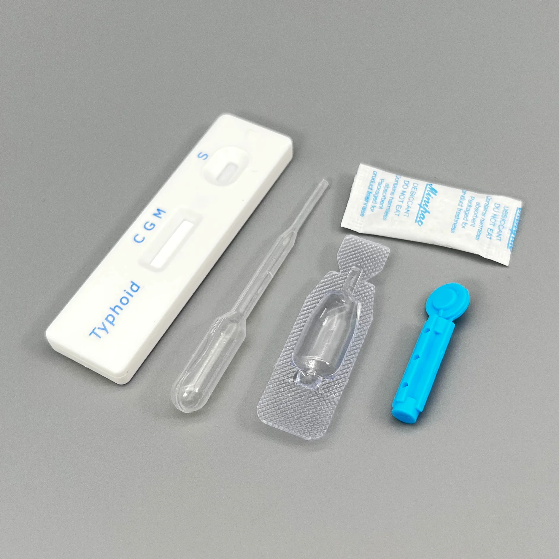 Factory  One Step Diagnostic Typhoid IgG IgM Blood Rapid Test Kit Typhoid Tests