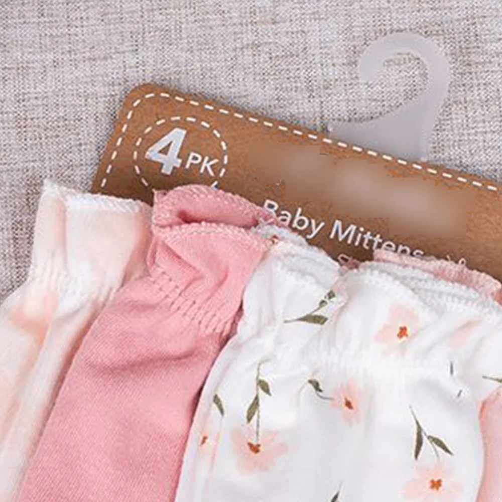 Custom cotton baby mitten scratch hand mitten baby mittens newborn for baby