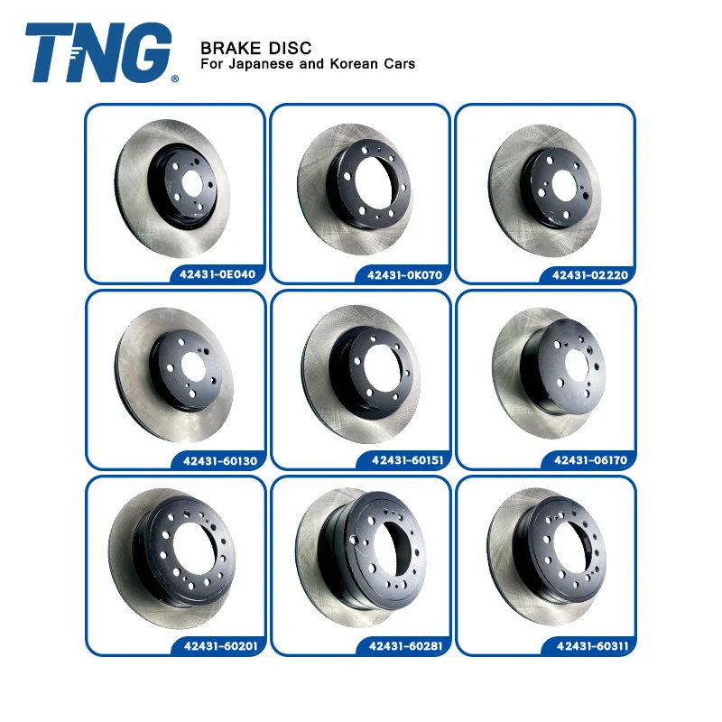 Suppliers Auto Parts accessories Brake Disc 43512-47030 for TOYOTA PRIUS NHW20