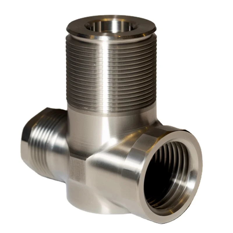 New Arrival High AC Carbon Steel Hydraulic Male Threaded Equal Tee Fitting Connector Hydraulic Hose Adapter Male Threaded Equal