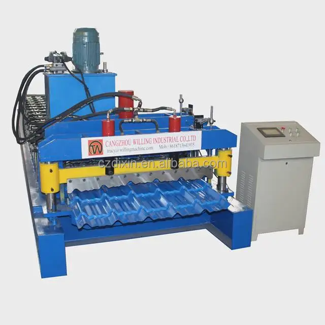 roofing sheet rib type ibr box profile roof tile panel making roll forming machine machinery production line
