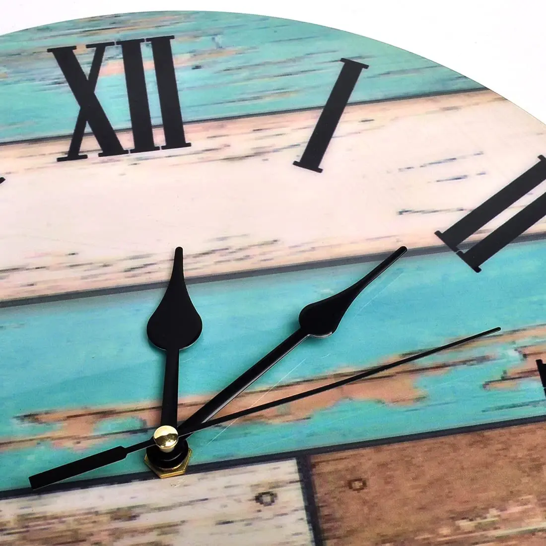 3D DIY Quartz Clocks Vintage Rustic Wooden Wall Clock Antique Shabby Retro Watches Home Kitchen Room Decoration Living Room