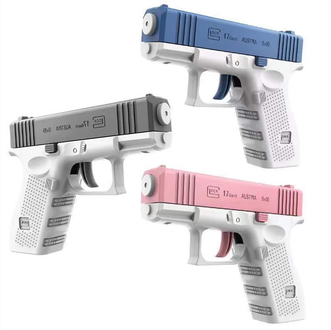 Mini Glock water gun automatic bore spray ultra long range water gun 1911 water toy for boys and girls