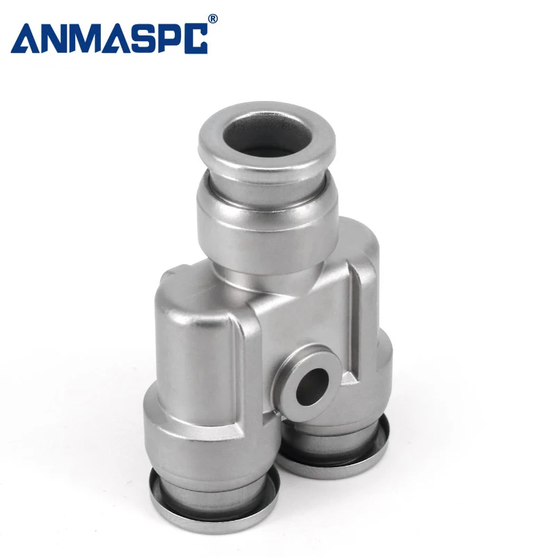 PM/PU/PV/PE/PY Quick Connect SMC Type Pneumatic Straight/Elbow Fittings Stainless Steel Push in Pipe Fitting