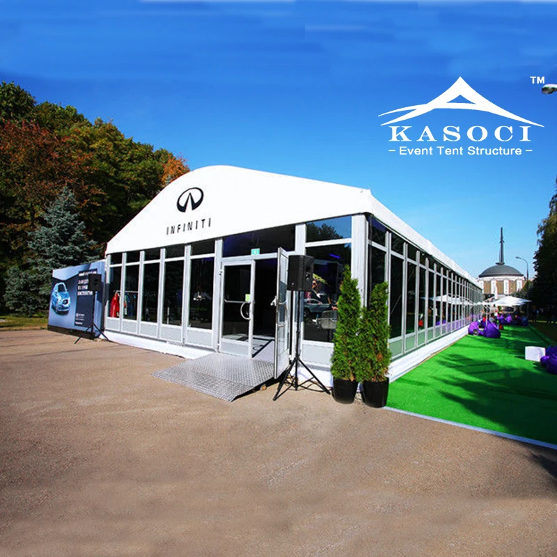 Large size custom arch canopy reinforced cross bar advertising event curve tents for sale