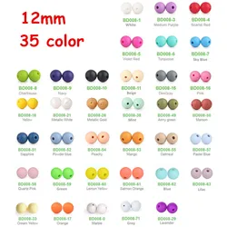 Новый Diy оптовая продажа ясные смола большие свободные пищевой нетоксичный Bpa бесплатные бусы-прорезыватели для малышей 12 мм Прорезыватель для зубов из бисера ювелирных изделий комплект