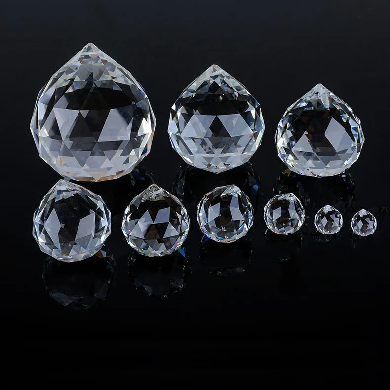 K9 Faceted Crystal Ball for Lamp Chandelier Lighting Accessories/Round Faceted Ball Accessories for Crystal Chandelier