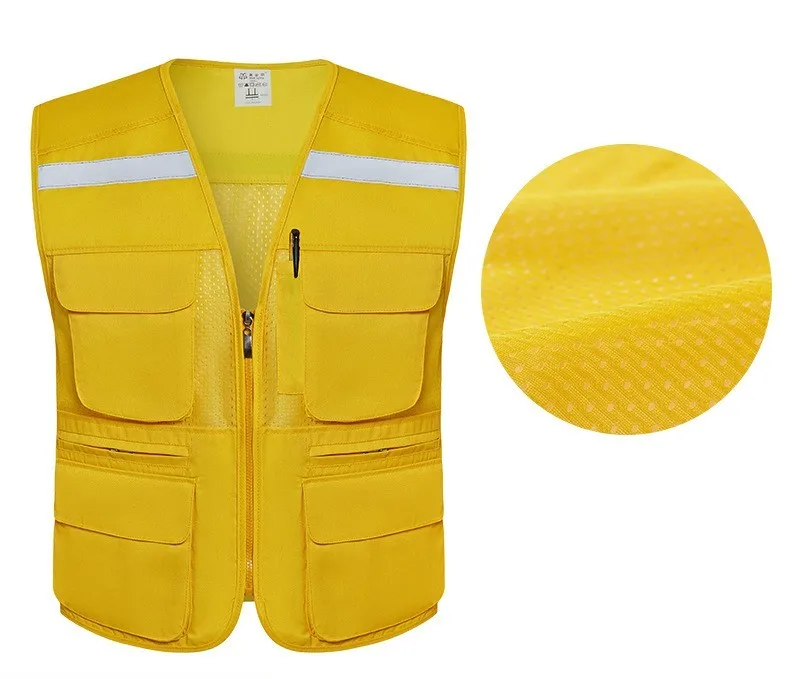 Jinteng Custom Made High Visibility Medical Safety First Aid Paramedics Safety Worker Vests Your own logo Comfortable Work Vest
