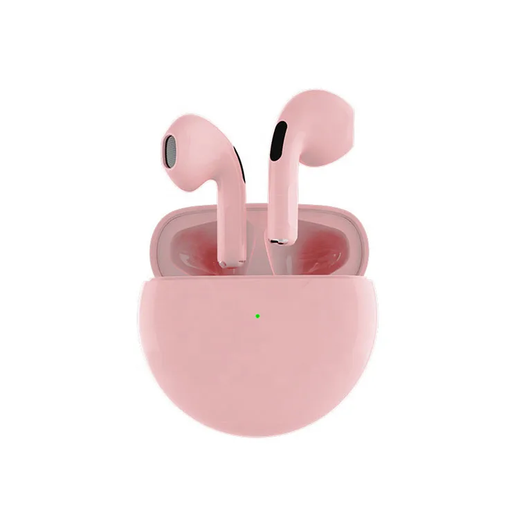 dropshipping Colorful Pro6 tws J6 wireless earphone Support Change Name GPS Popup Super Bass Tws wireless earbuds