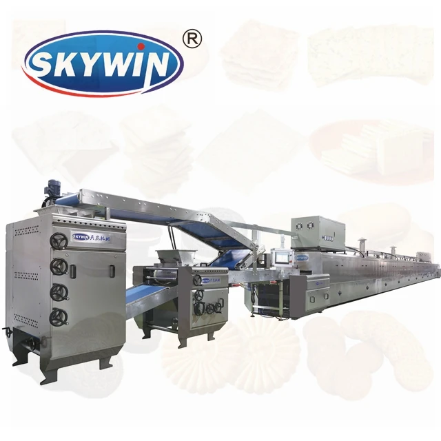 Hot sales New Style Depositor Fully Automatic Biscuit Making Machine Hard and Soft Biscuit Production Line baking ovens for sale