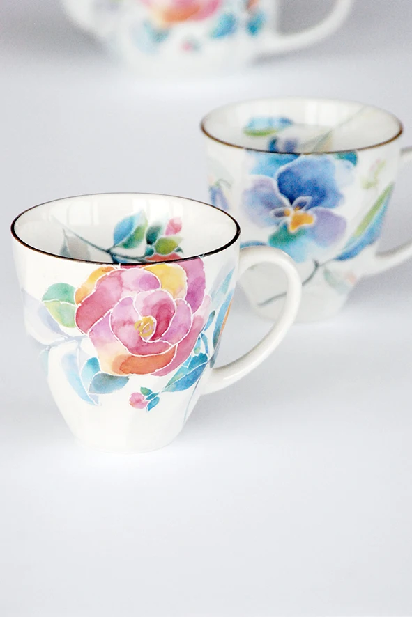 
Wholesale Japan hot sale colorful creative cup gift mug design 