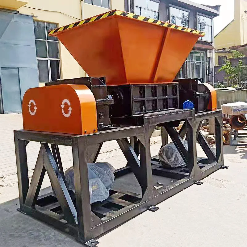Scrap Metal Crusher Shredder Machine Double Shaft Shredder Machine