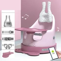 Детское современное высокое кресло Aibedo, детское тяговое обеденное кресло, мягкое интегрированное кресло для кормления ребенка