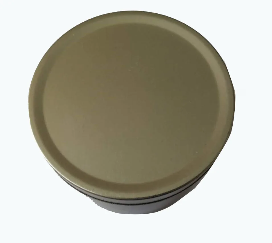 
Fast shipping candle tins 8 oz custom empty metal round rose golden waterproof tin candle jar 