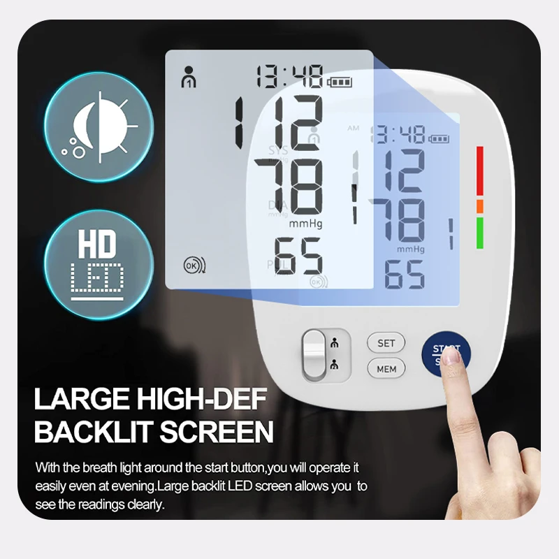 Factory Cheap Electric Medical Equipment Digital Automatic Test Arm Buy Blood Pressure Monitor