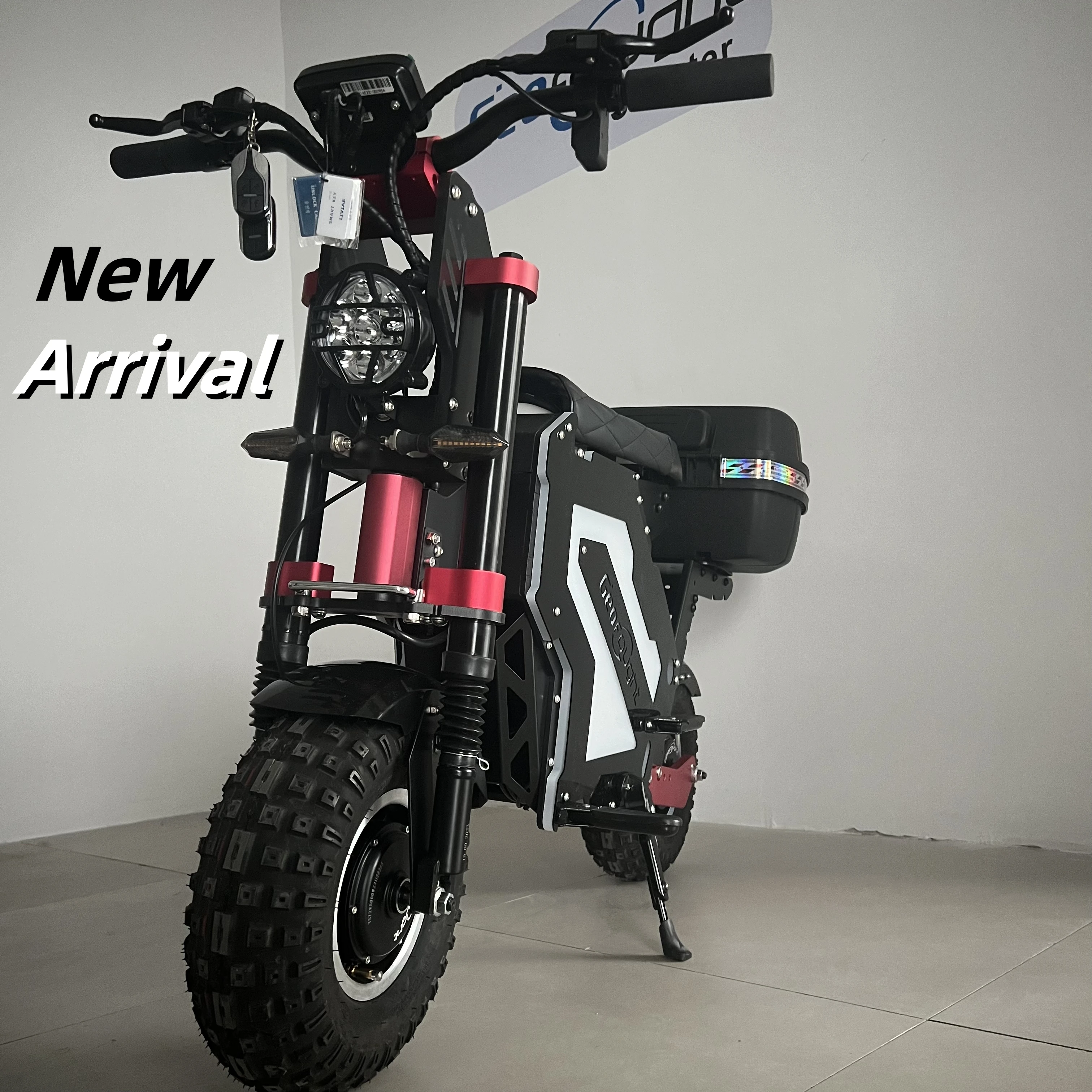 Geofought Molo5 13/14inch tires 72v 10000w 15000w dual motor 30-60Ah electric scooter with seat for adults high speed
