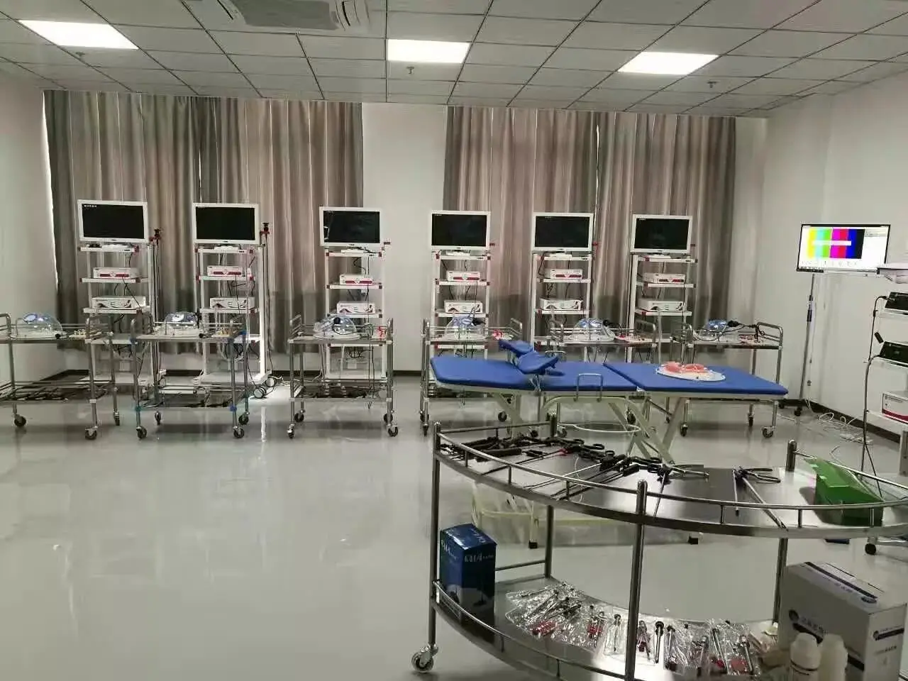 Low price portable medical endoscopy set hd rigid gynecological hysteroscopy camera system