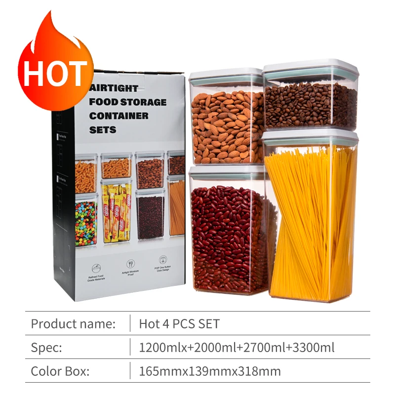 Food containers designed for US and European customers PP plastic containers for storing pasta