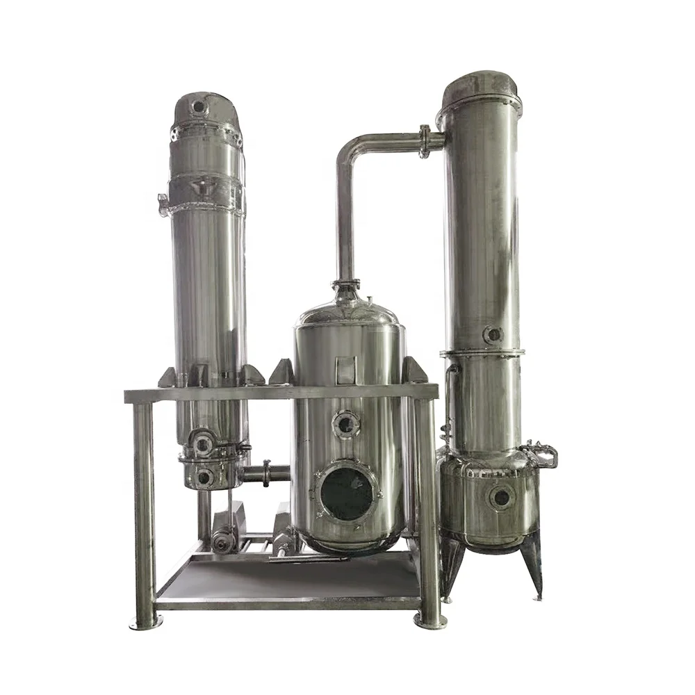 
West Tune Single Effect Falling Film Evaporator For Ethanol Recovery Used For CBD Extraction 