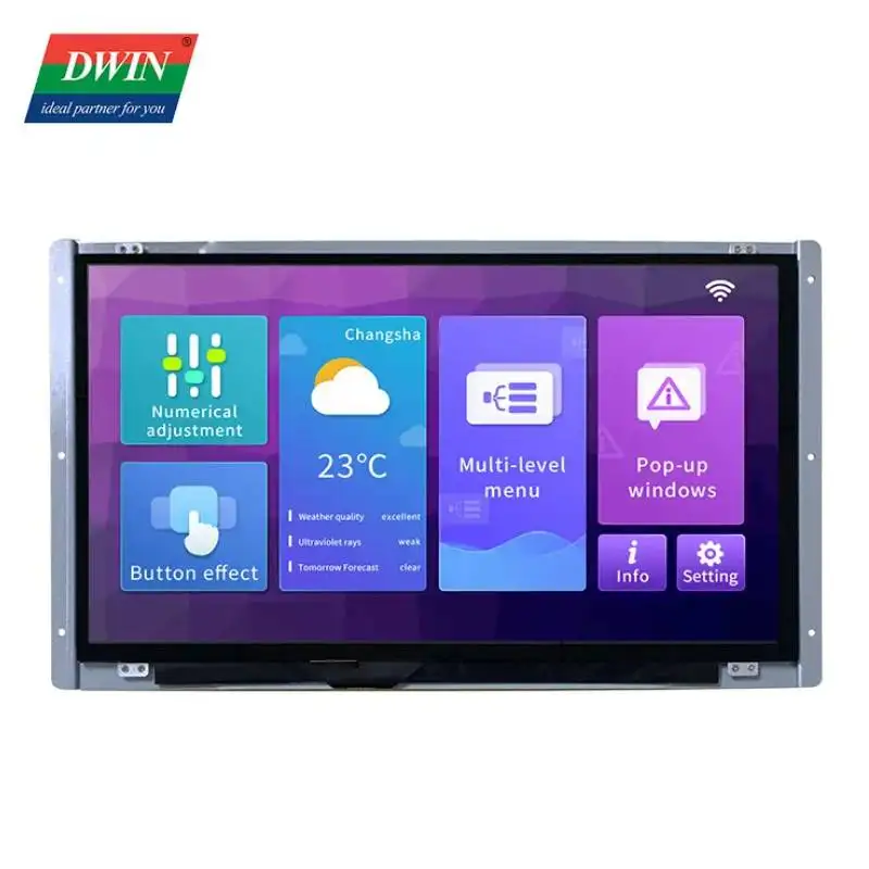 DWIN HMI LCD 15.6 inch 1366*768 IPS display with  capacitive touch screen or resistive touch panel  monitor for Raspberry pi