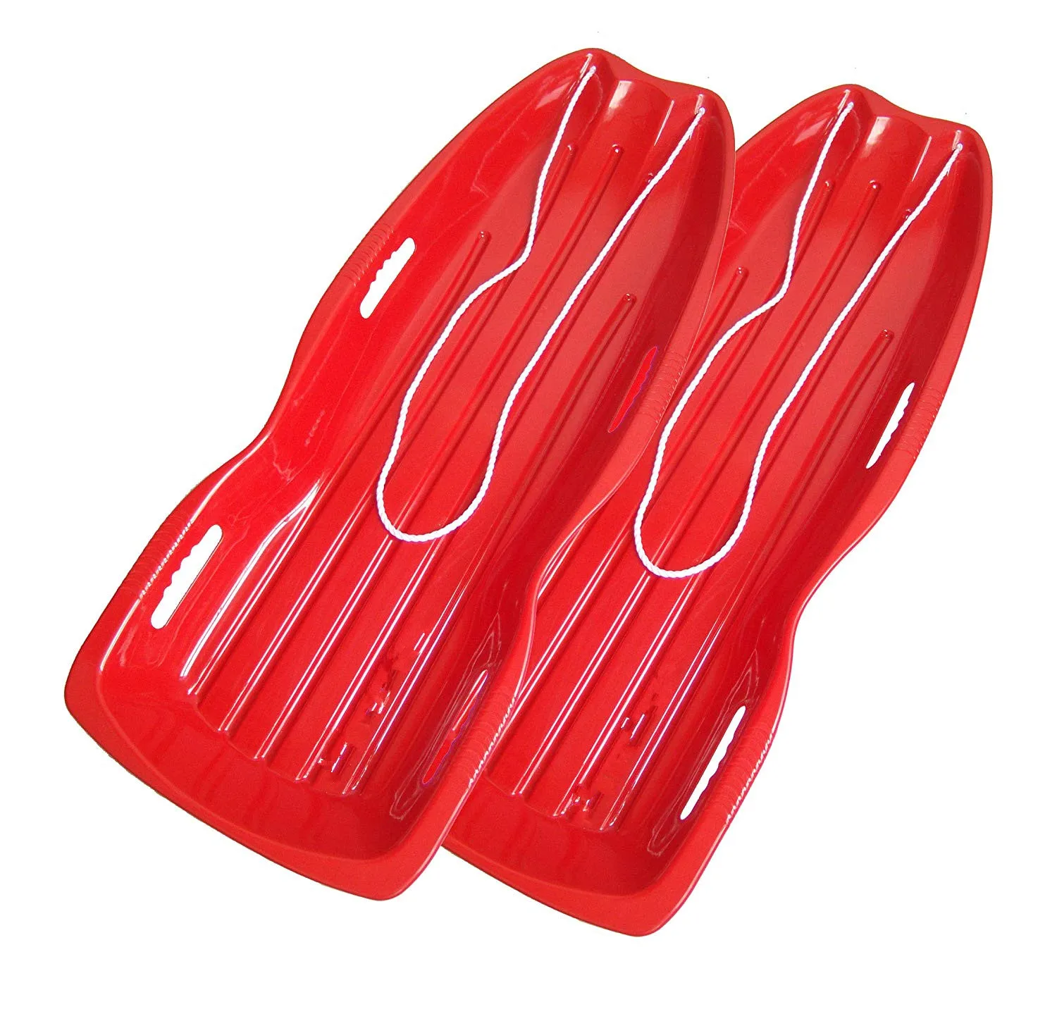 Wholesale HDPE Plastic Snow Sled for Adults Toboggan Sledge Downhill Kids Steerable Snow Sled