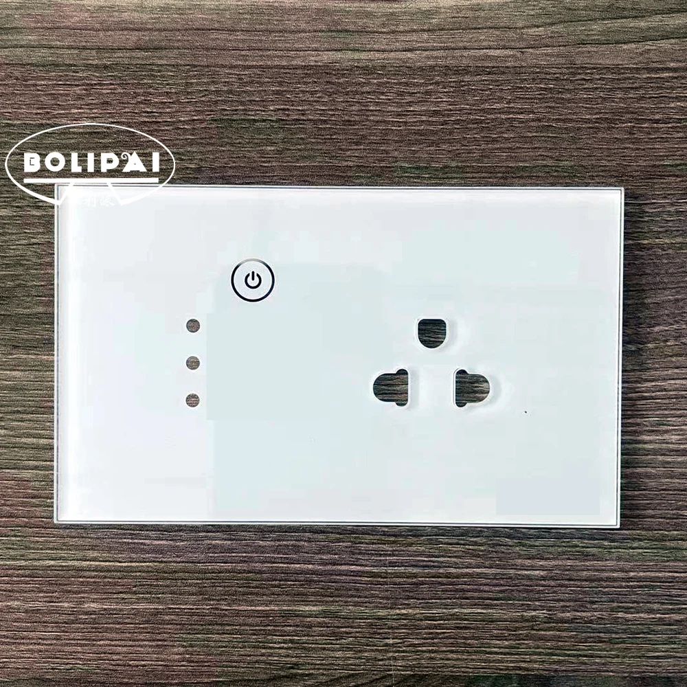OEM 1.5/2/3/4/5/6/7 mm Custom Light Glass Switch Panel Touch/socket Switch Glass Plate