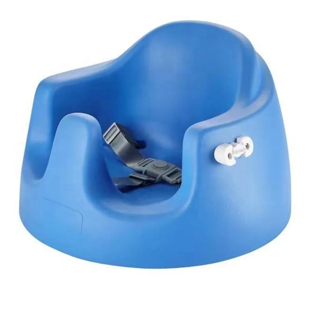 BBCare Protective Cushion Soft Foam Floor Seat Booster with High Back and Safety Harness for 4-12 Months Baby Supplies