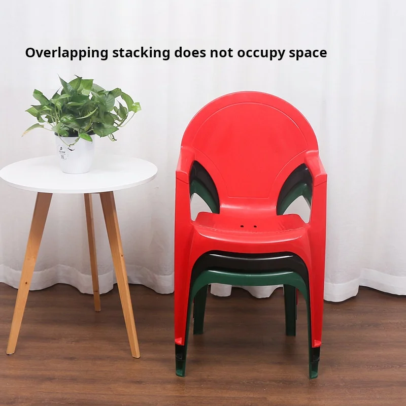 Wholesale Modern Heavy Duty Plastic Outdoor Chair Red Plastic Stackable House Garden Dining Bbq Chairs For Restaurant