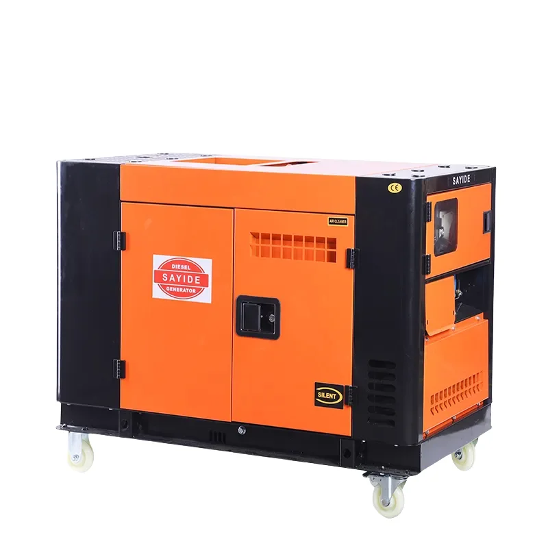 10kva Silent Diesel Generator For Home Silent 1/3 Phase Sound Proof Diesel Generator Npc 10kva Generators Groupe Electrogene