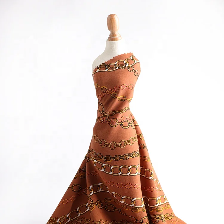 Top fashion spun spandex somali 10 meters dress challis bati solid color custom printed rayon fabric