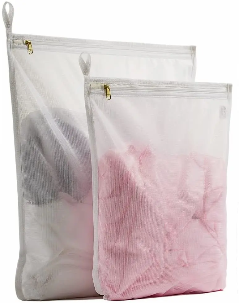 Travel Storage Organize Mesh Clothing Washing Laundry Bag for Underwear, Lingerie, Bra, Pantyhose, Socks with YKK Zipper