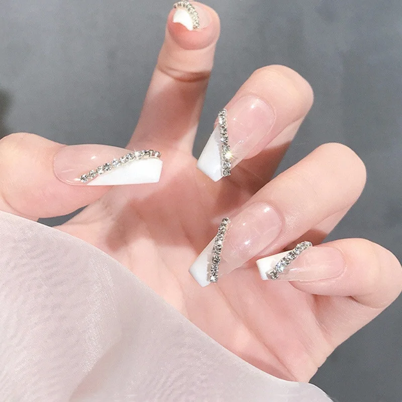 Pearl Claw Nail Chain Gold Silver Nail Stone Beads Decor 3D Rhinestone Metal Steel Ball Chain DIY Charm Nail Art Jewelry Decor