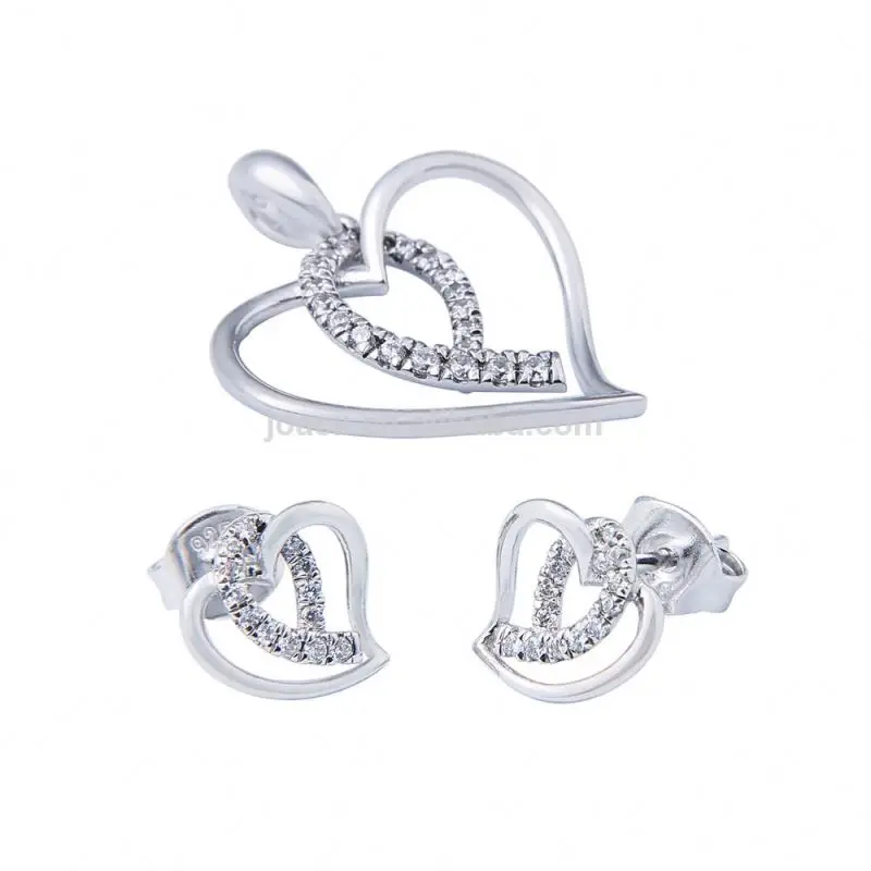 Joacii 925 18k Silver Plated Sterling Silver Jewelry Sets